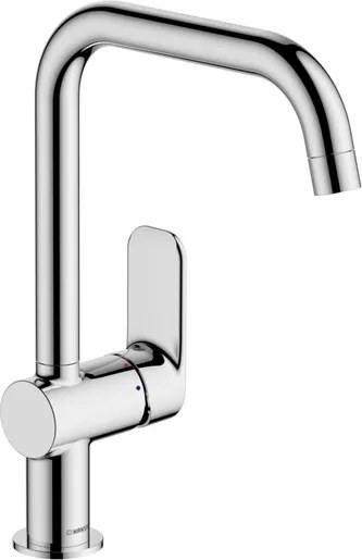 Hansa Basic mosogató csaptelep forgó karral króm 55562203