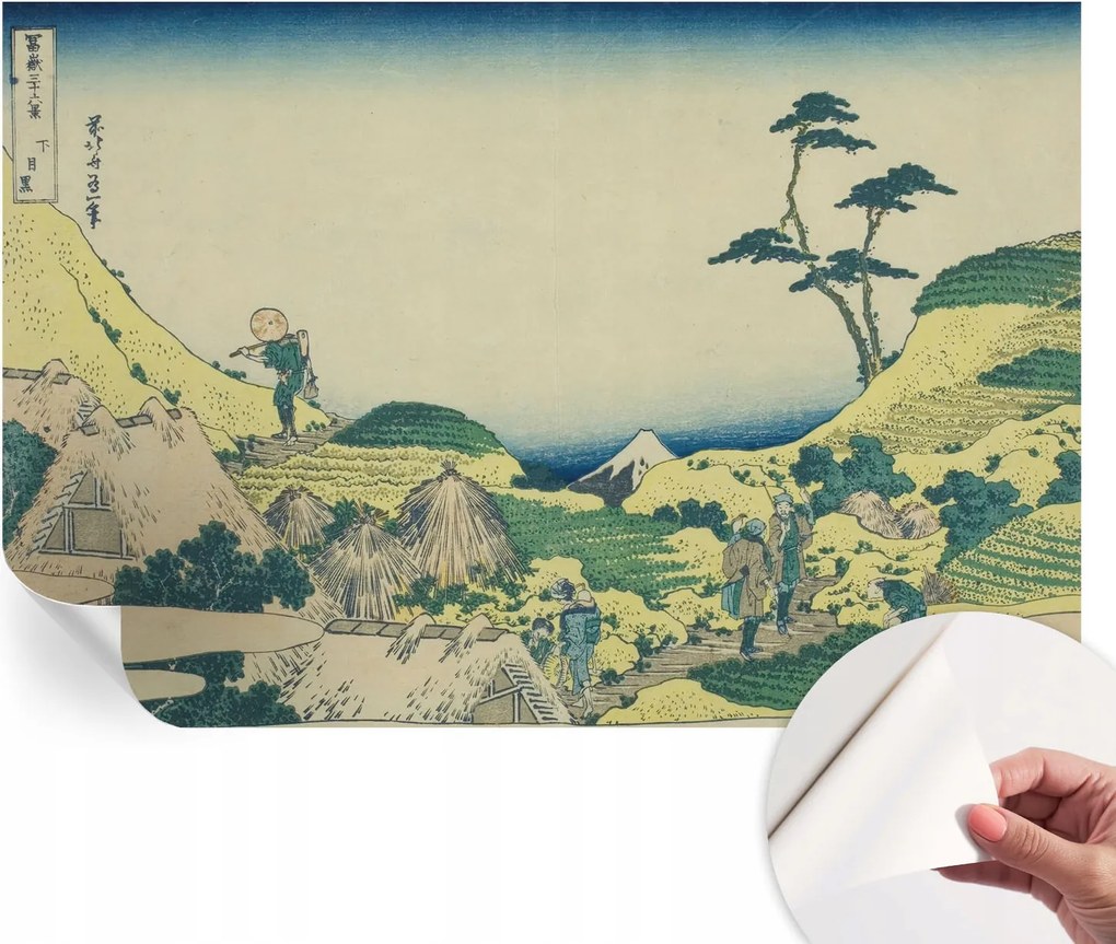 Öntapadós tapéta Divatos 3D fali ragasztóval Vidéki tájkép 104x70 cm