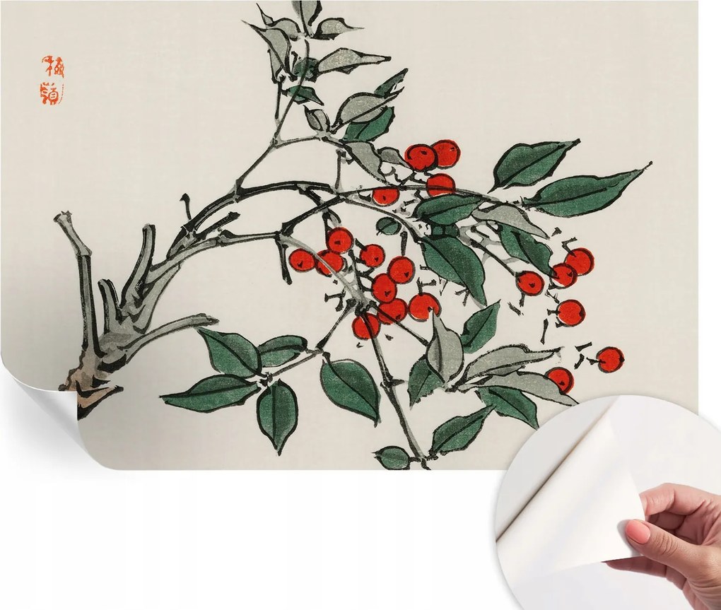 Fotótapéta Dekoratív Fali Tapéta Képek Bogyó ág 104x70