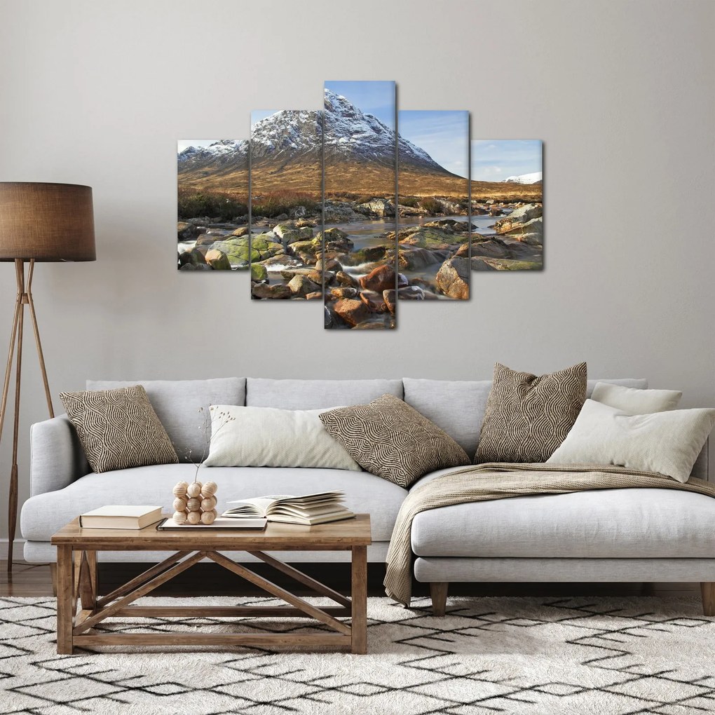 Kép - Hegy a folyóval (150x105 cm)
