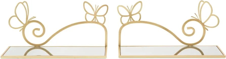Aranyszínű éjjeliszekrény Butterfly – Mauro Ferretti