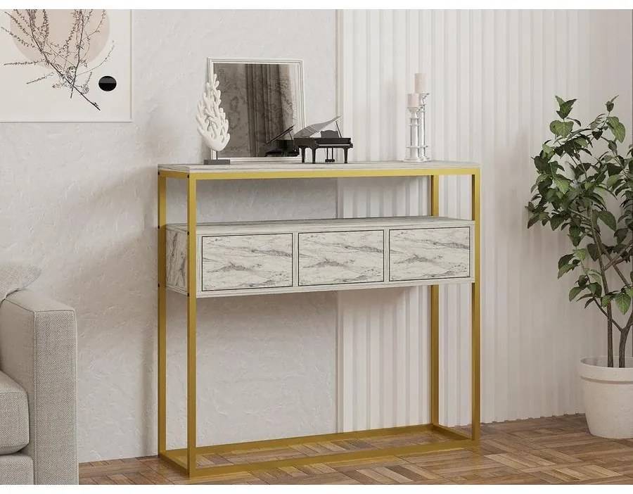 Konzolasztal Guarda - Freesia Marble