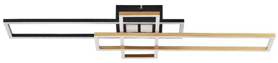 Zuma Line MS243 - LED Dimmelhető lámpa LUMENZ LED/55W/230V 3000-6000K fekete/arany + távirányító