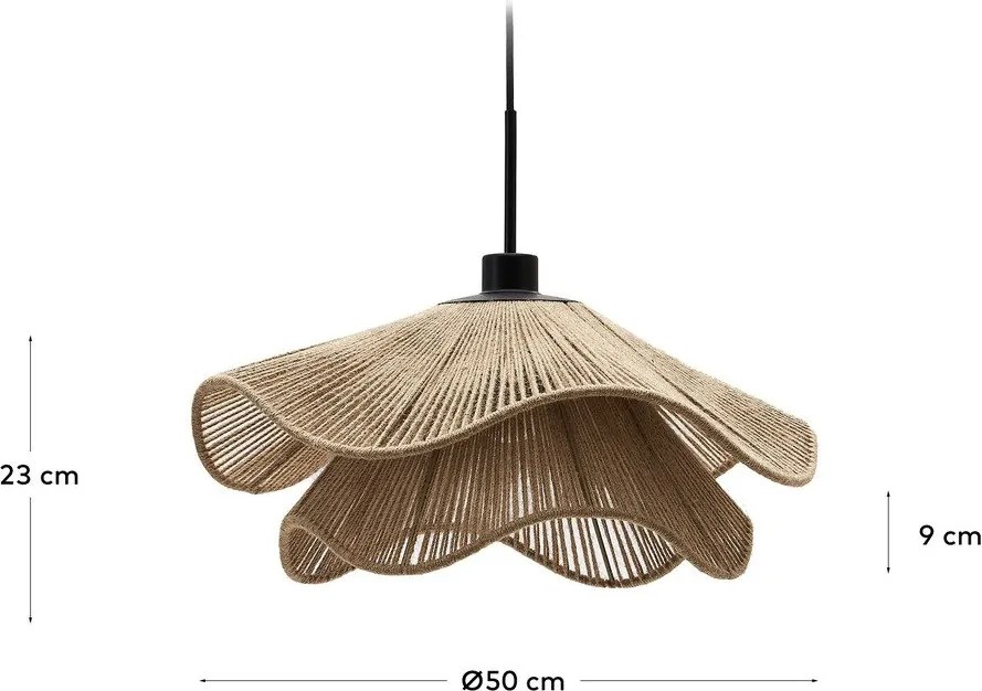 Natúr színű lámpabúra ø 50 cm Pontos – Kave Home