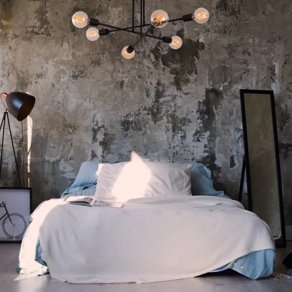 Csillár FLOWER 6xE27/40W/230V