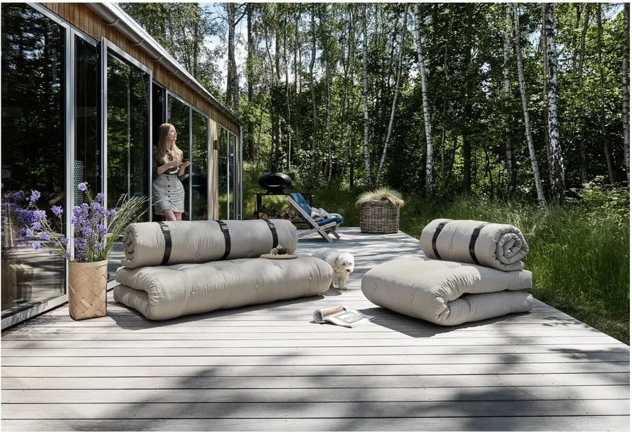 Design OUT™ Buckle Up Dark Grey kinyitható sötétszürke kültéri fotel - Karup Design