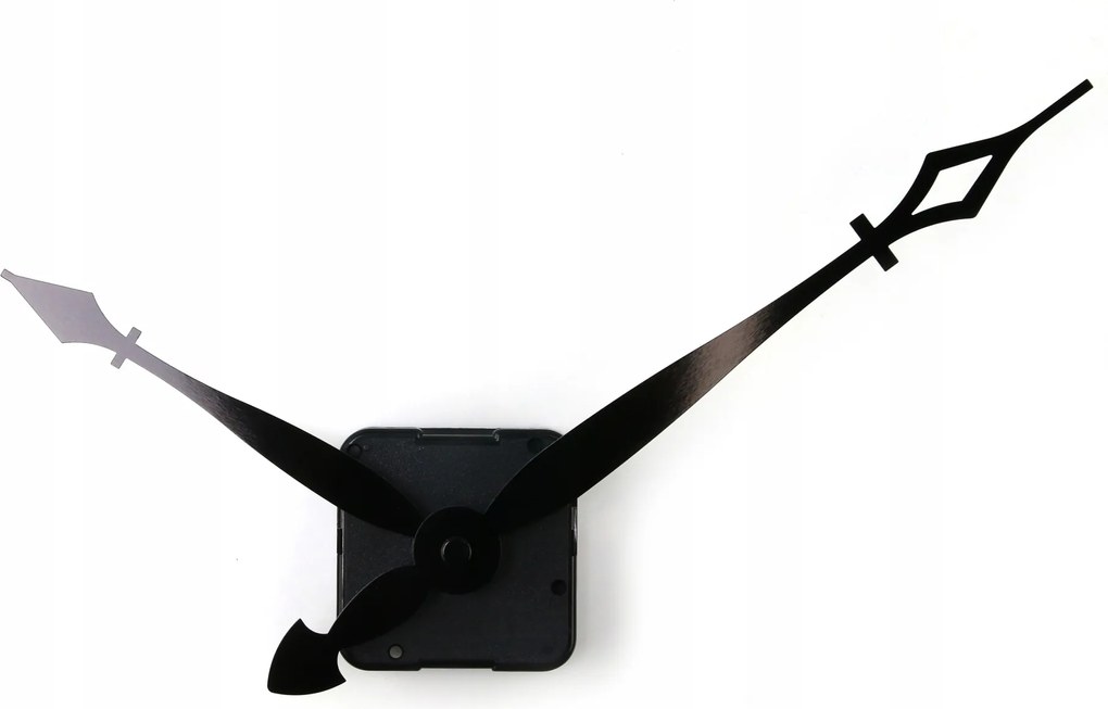 Kvarc óramutató mechanizmus Fekete 17,8 cm Diy szett
