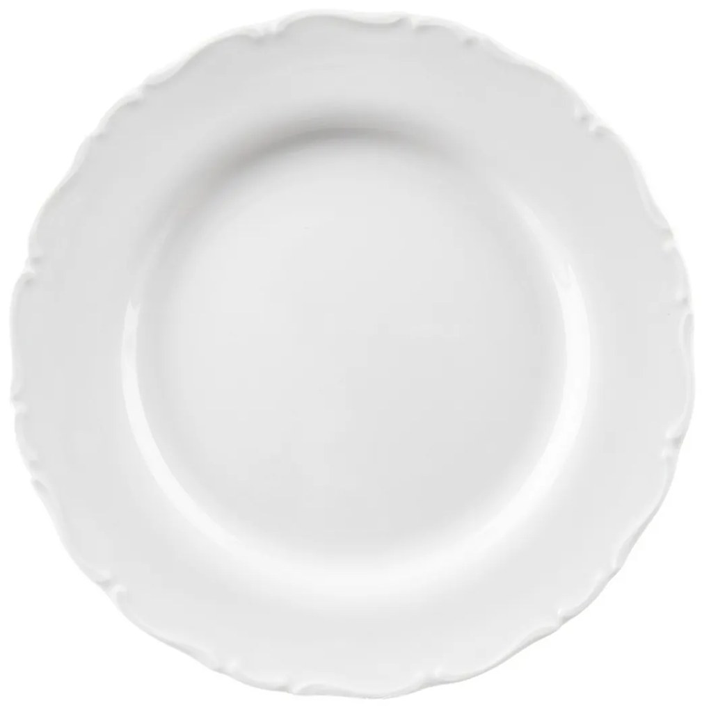 Orion Porcelán tányérkészlet Mona perem 6 db, 24,5 cm