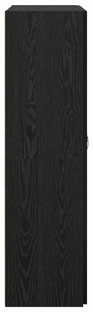 Irodai szekrény polcokkal Musta tammi 60 x 32 x 115 cm Faanyag