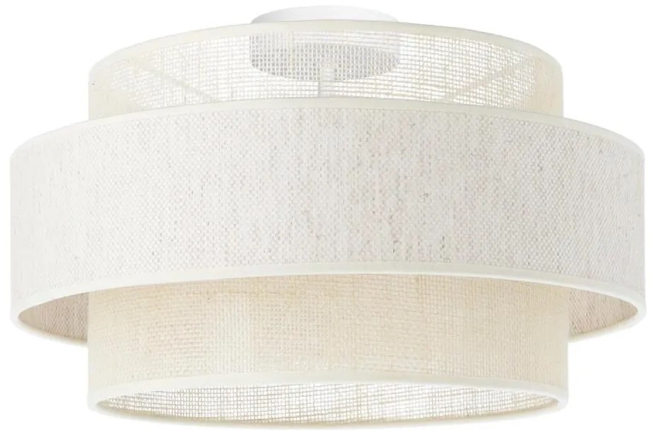 Mennyezeti lámpa BOHO 1xE27/60W/230V Ø 40 cm krémszínű/juta