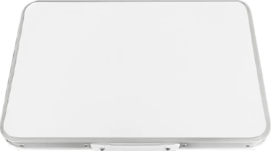 Összecsukható kempingasztal, 60 cm, alumínium/MDF, KEPI TYP 2