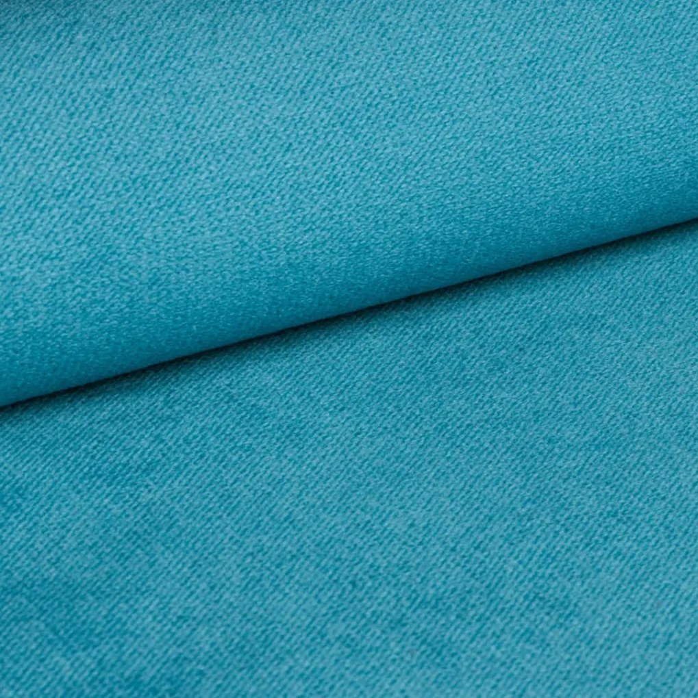 AKCIÓ Kárpitozott boxspring ágy GLORIEN VELVET 180x200 cm türkiz II. osztály Matrac: Bonell rugós matrac
