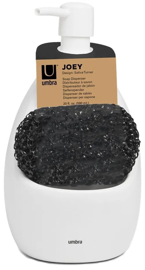 Fehér kerámia szappanadagoló 590 ml Joey – Umbra