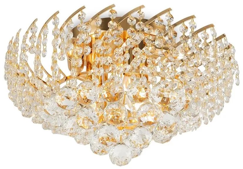 Maytoni DIA120-06-G - Mennyezeti lámpa KAROLINA 6xE14/40W/230V