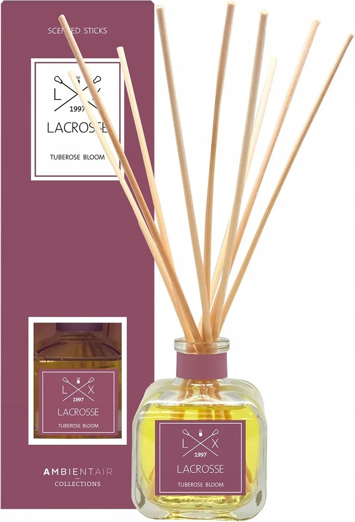 Lacrosse Diffúzor pálcikákkal Beltéri illat 100 ml Virágos tubarózsa
