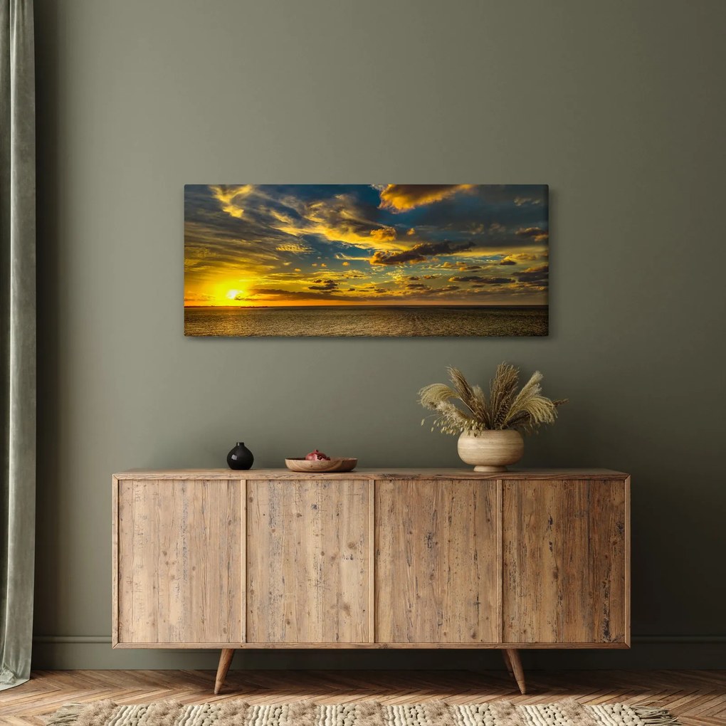 Naplemente a tengeren (120x50 cm)