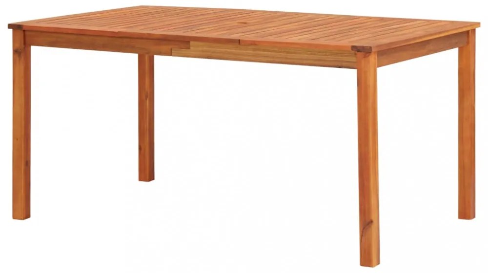 tömör akácfa kerti asztal 150 x 90 x 74 cm