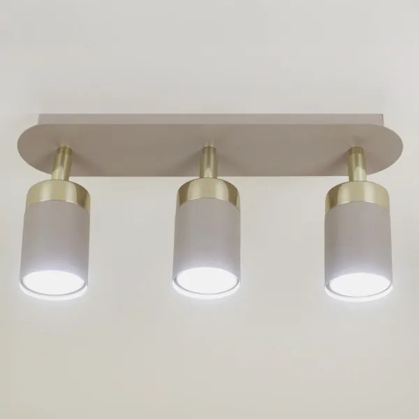 Brilagi - Spotlámpa POKER 3xGU10/25W/230V bézs