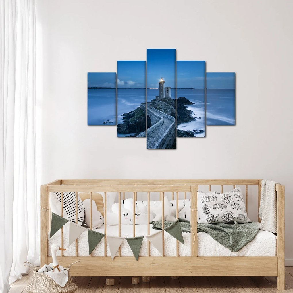 A világítótorony és a tenger képe (150x105 cm)