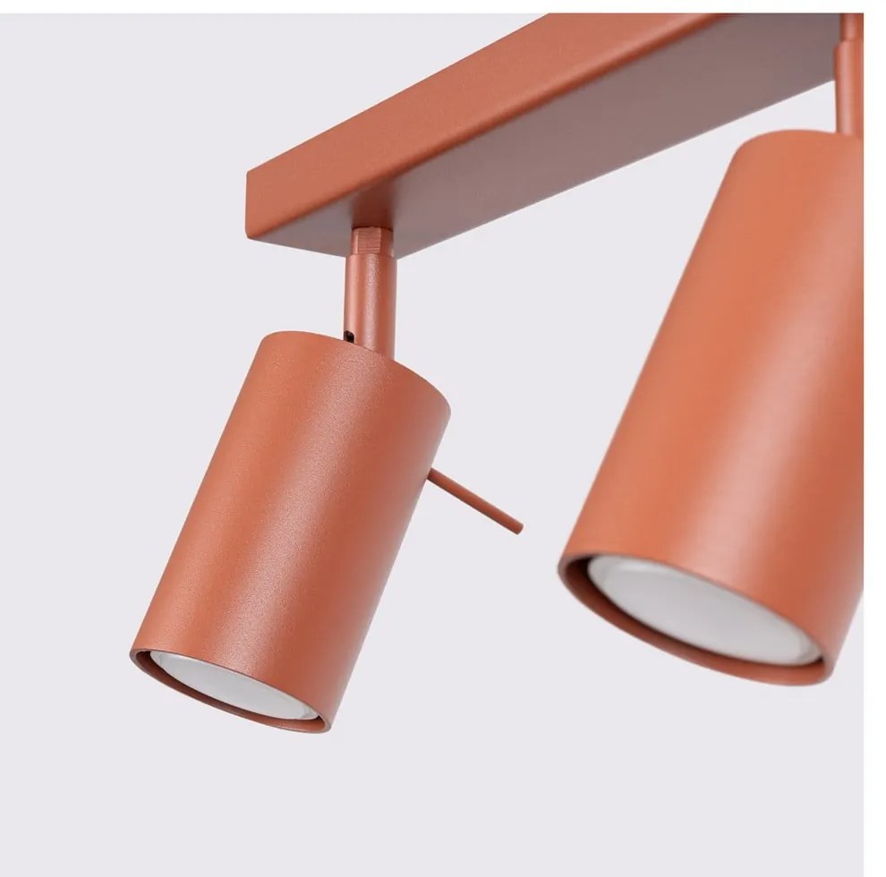 Téglavörös spotlámpa 6x81 cm Etna – Sollux