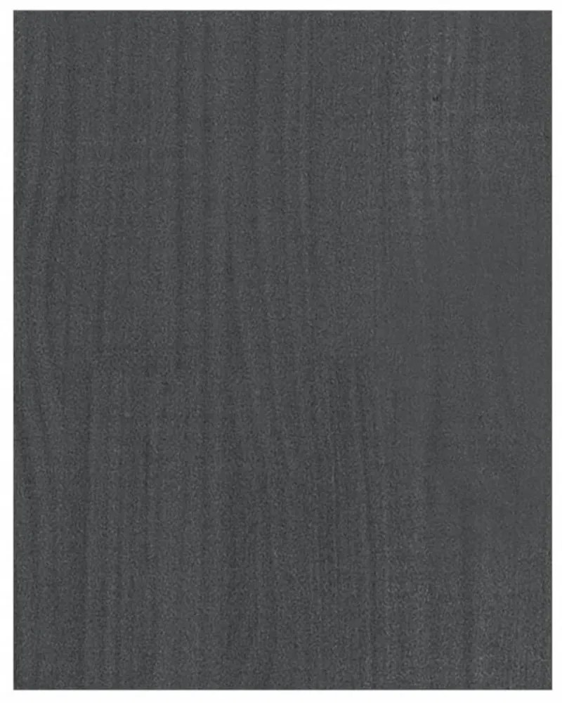 szürke tömör fenyőfa TV-szekrény 70 x 33 x 42 cm