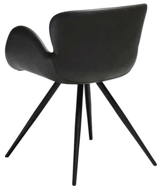 Szürke kárpitozott karfás étkezőfotel Gaia – DAN-FORM Denmark