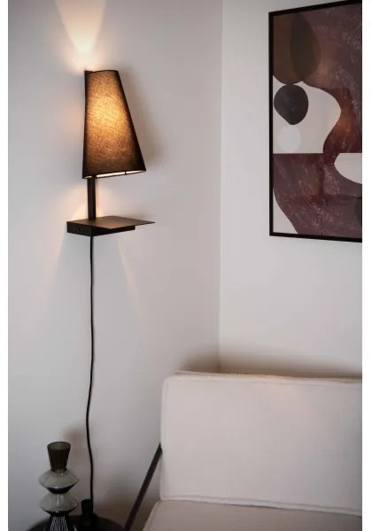 Lucide 30295/01/30 - Dimmelhető asztali lámpa GREGORY 1xE27/60W/230V USB fekete