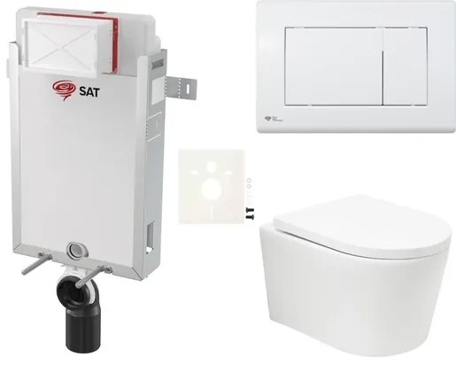 Fali WC szett SAT BREVIS befalazáshoz SIKOSZBRTOR20