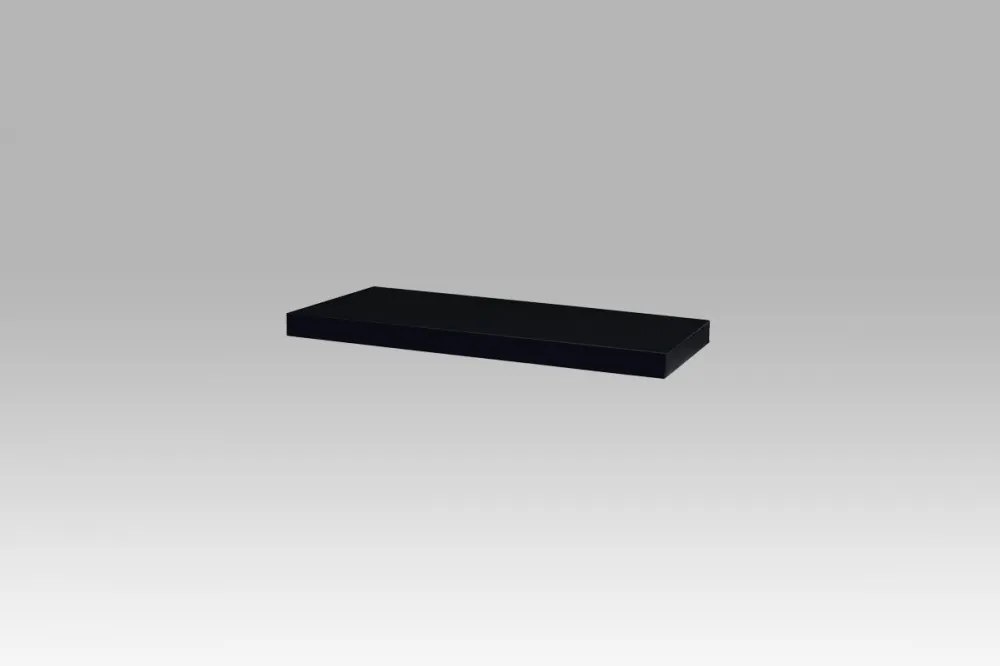 Raft 80 cm. MDF, Negru Lucios P-005