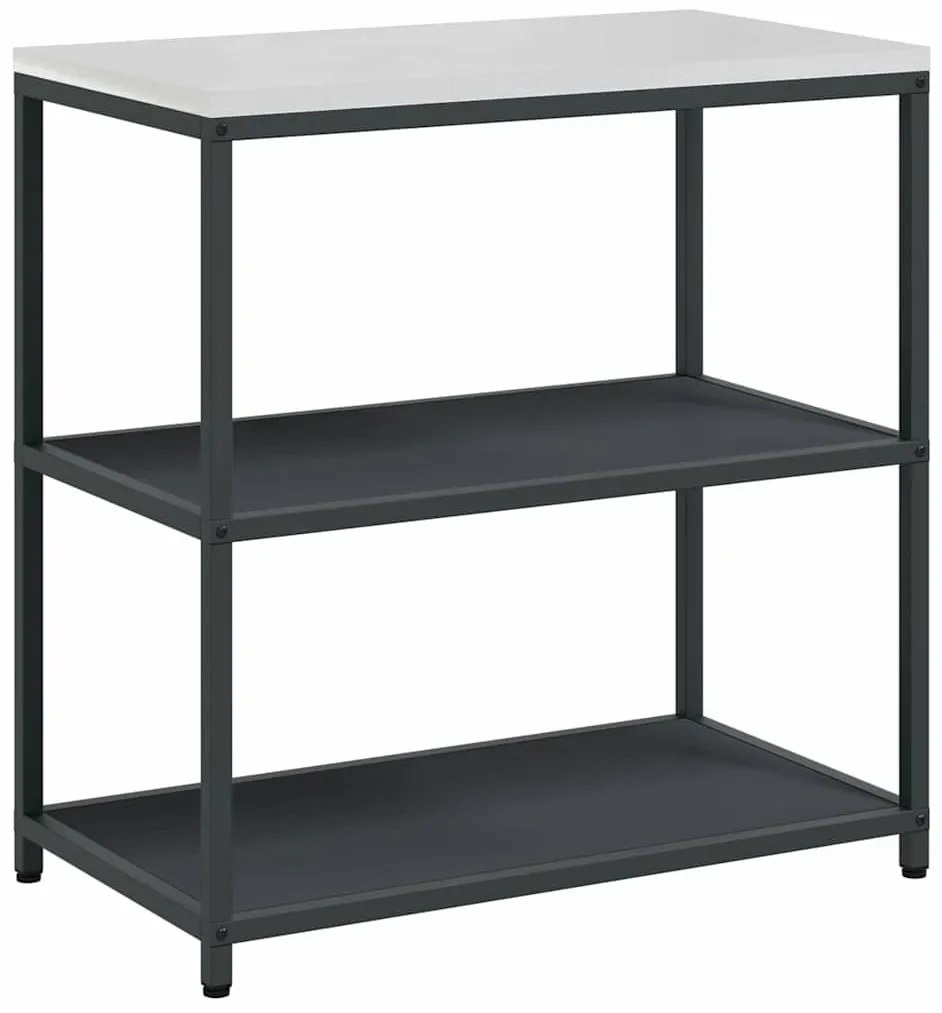 Konyhai Tároló Készlet ajtóval 2 pcs Antracit 180 x 50 x 92 cm
