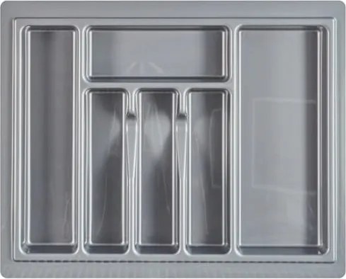 Evőeszköztartó Betét Fiókhoz 60cm Szürke 53x43