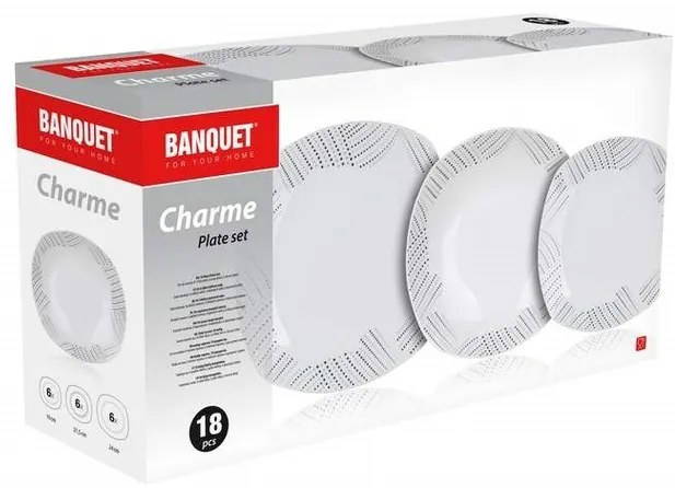 Banquet Charme 18-részes étkészlet