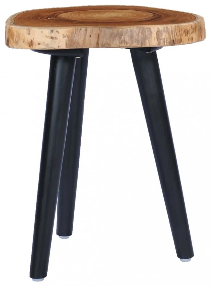 vidaXL tömör tíkfa dohányzóasztal 40 x 45 cm