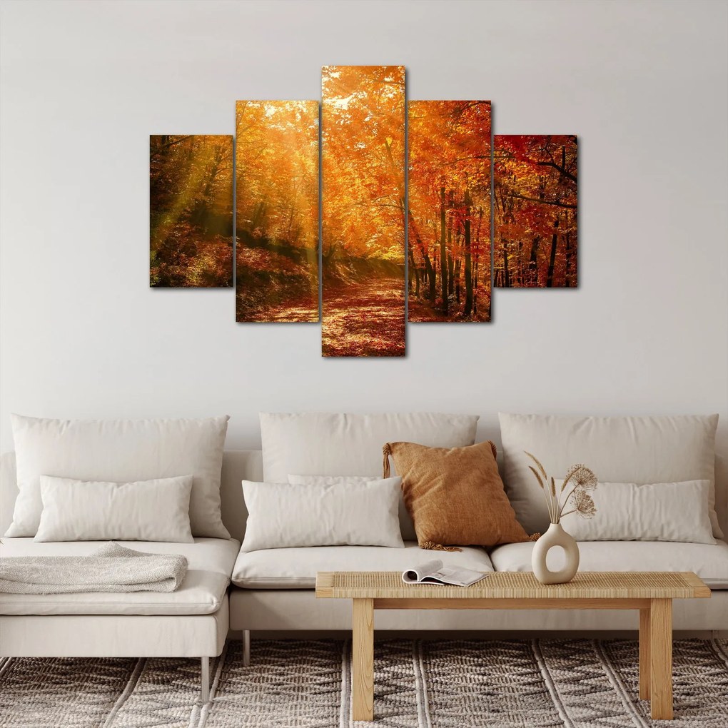 Őszi erdő képe (150x105 cm)