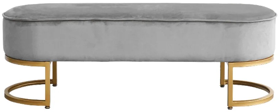 Dizájnos pad Morila (szürke + arany) . 1064038