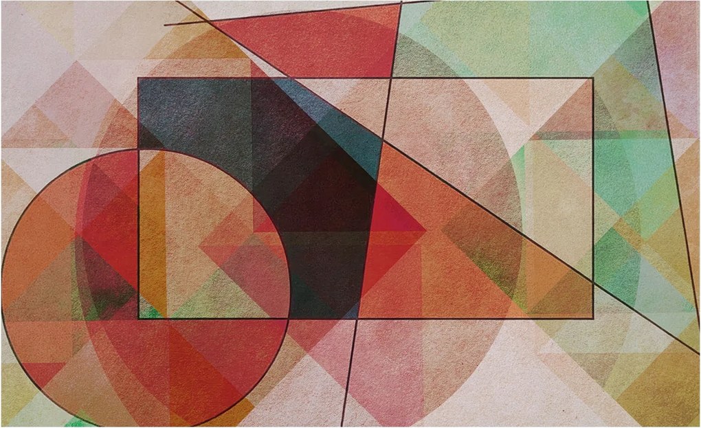 Fali fotótapéta Étkezőbe Geometrikus absztrakt 416x254