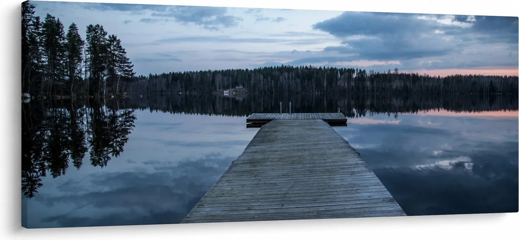 Kép - Móló a tón (120x50 cm)