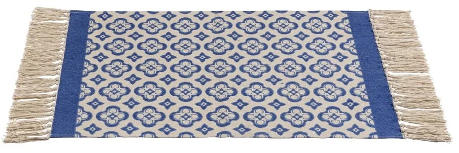 Kék-bézs fürdőszobai kilépő 50x80 cm Presa – Wenko