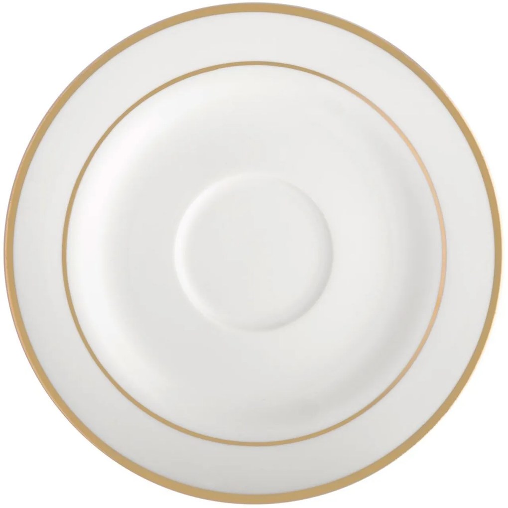 Aura Gold 12 darabos Kávés/teáskészlet, Ambition, porcelán, 200 ml, fehér