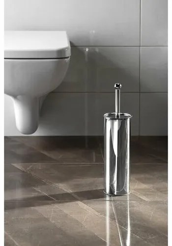 AQUALINE 04065F Simple line WC kefe hengeres, polírozott rozsdamentes acél