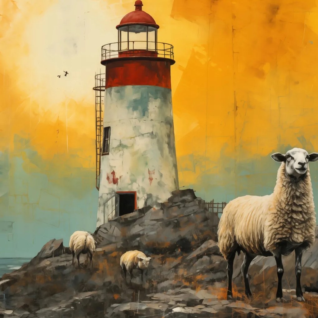 Poszter 80x80cm Fény az örökkévalóság aranyában