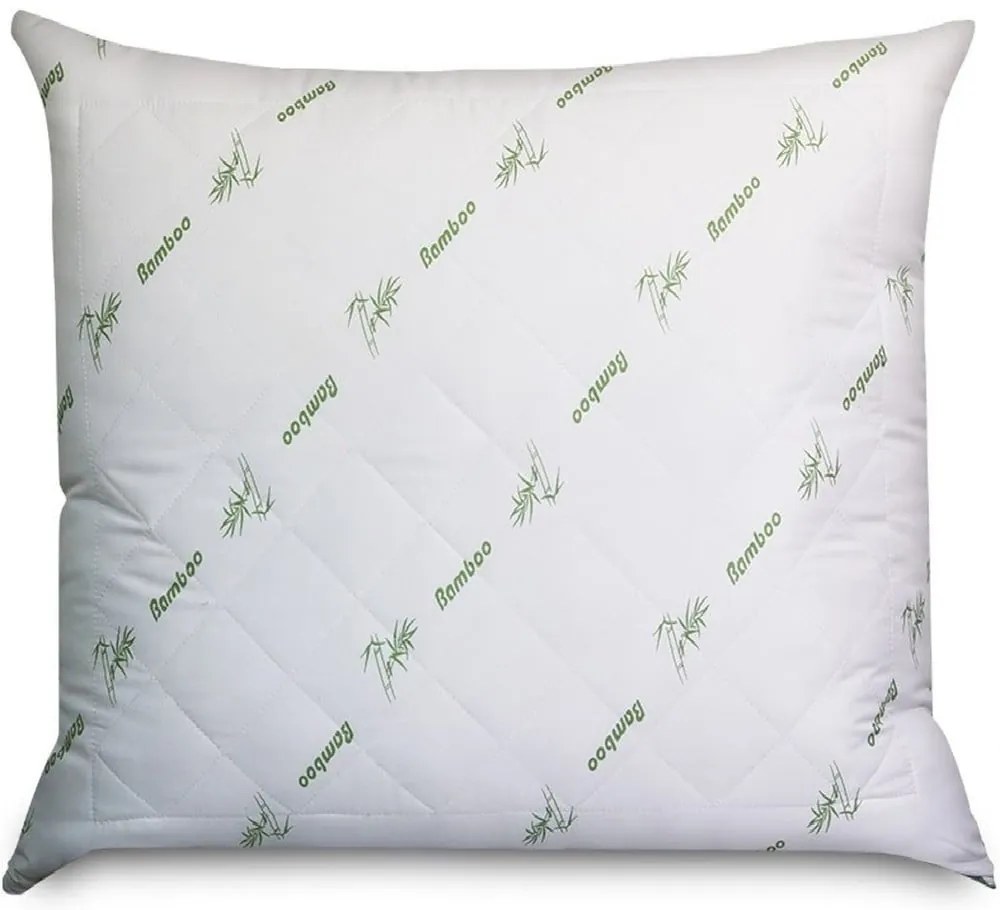 Bamboo fehér párna, 75x75 cm - Good Morning