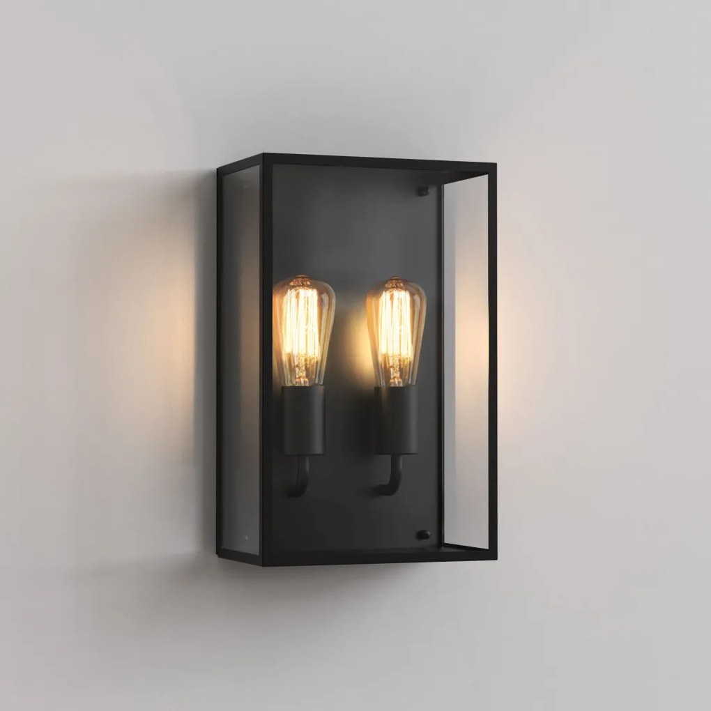 ASTRO LIGHTING 1183027 MESSINA Modern Kültéri Fali Lámpa Fekete E27 IP44