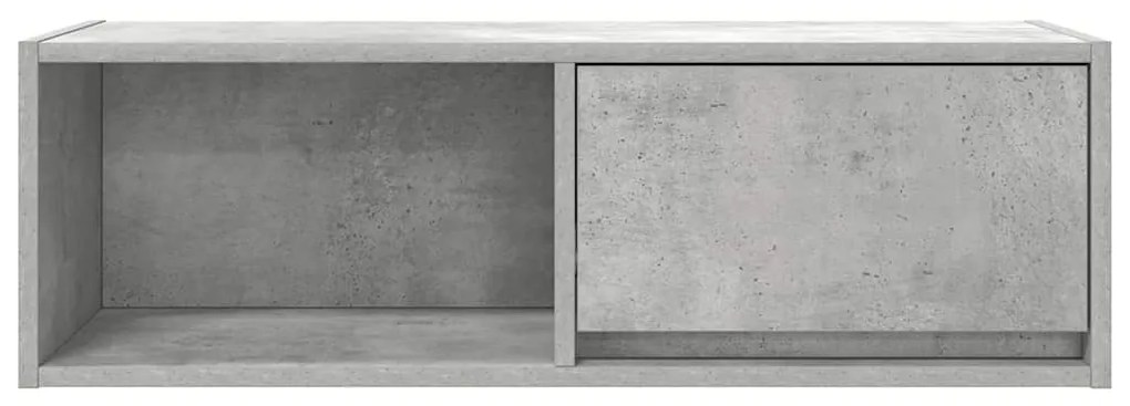 2 db betonszürke szerelt fa TV-szekrény 80x31x25,5 cm
