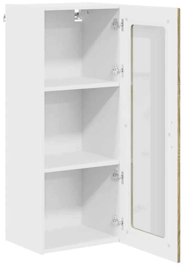 Fali konyhaszekrény Sonoma tölgy 40 x 31 x 100 cm Faanyag