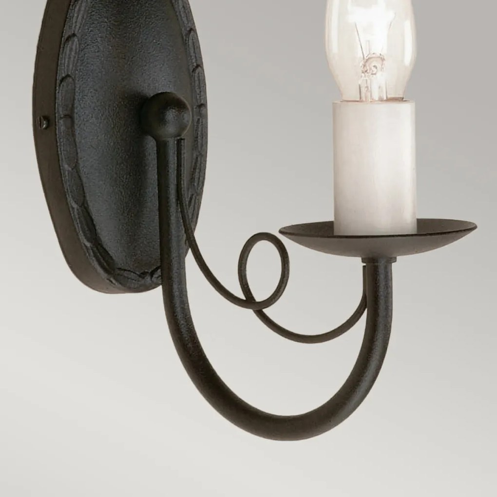 Elstead Lighting MINSTER MN1-BLACK Fali lámpa 1x60W/E14
