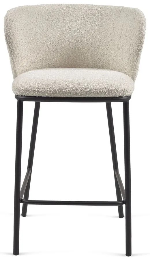 Fehér bárszék (ülésmagasság 65 cm) Ciselia – Kave Home