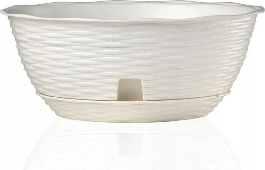 Bama Virágcserép Paglia, fehér 40 cm