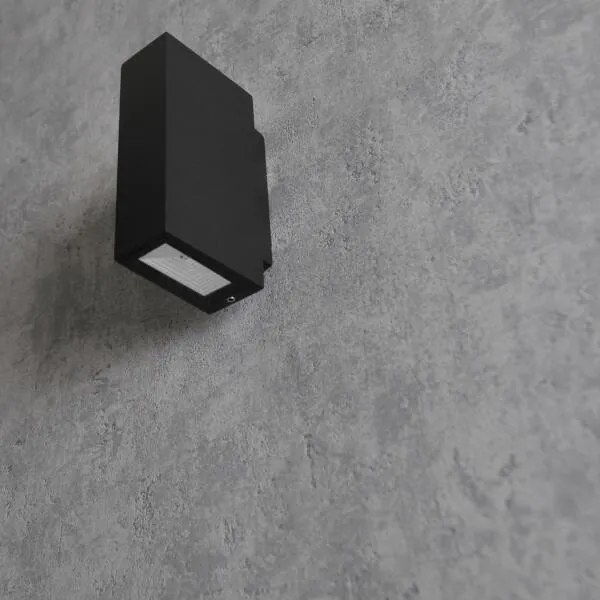 POLUX 319999 ORLEAN Modern Kültéri Fali Lámpa Fekete LED IP44