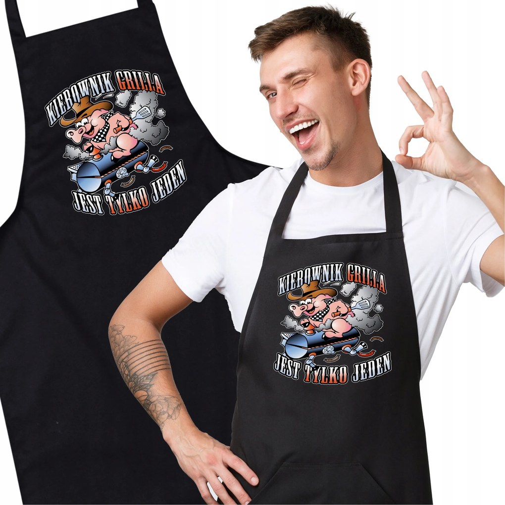 Konyhai Kötény Pamut Grill Vezető Kötény Grill Ajándék